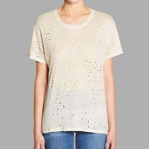 EUC Iro Sijae Distressed Tee Natural Size M
